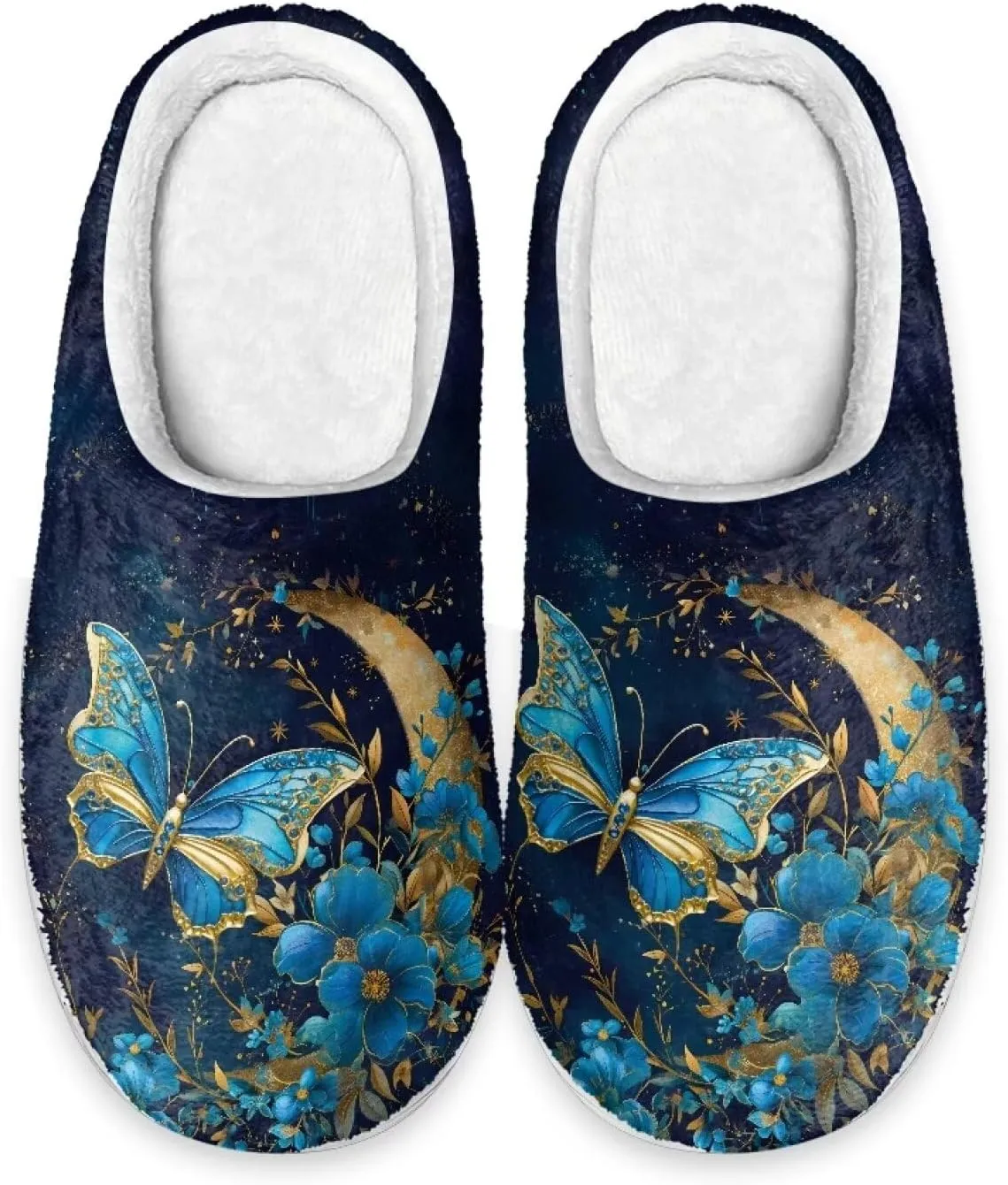 Showudesigns Indoor Winter Home Slippers Size 4-12 Fuzzy Warm