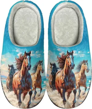 Showudesigns Indoor Winter Home Slippers Size 4-12 Fuzzy Warm