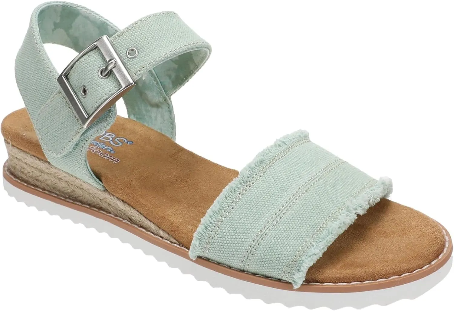 Skechers Bobs Desert Kiss-Adobe Princess Women's Sandal, 9 B(M) US, Mint