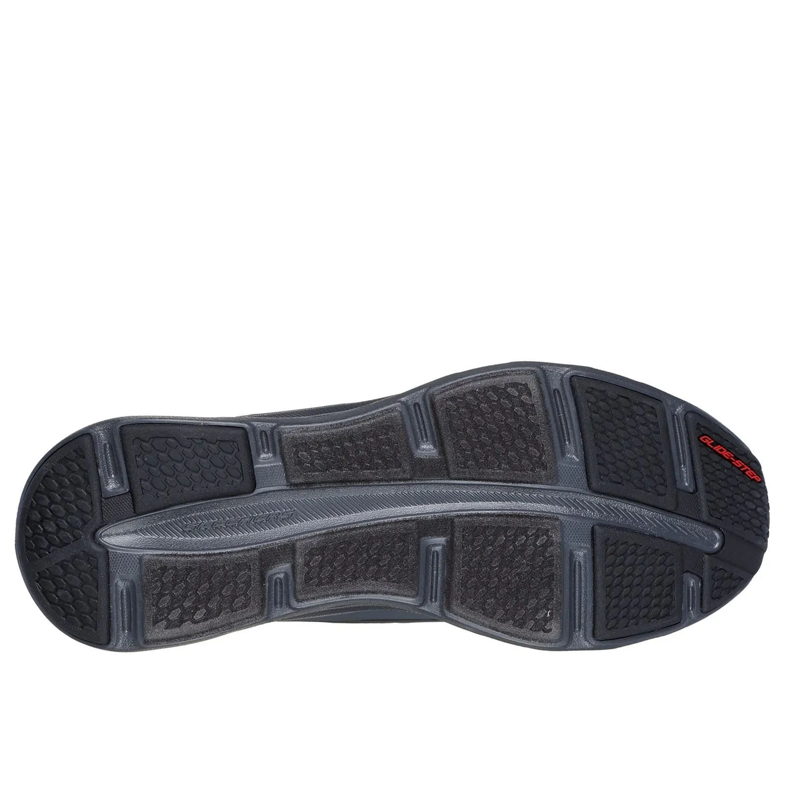 Skechers Glide-Step Altus Baskets Synthétiques Pour Hommes En Noir/Charbon De Bois