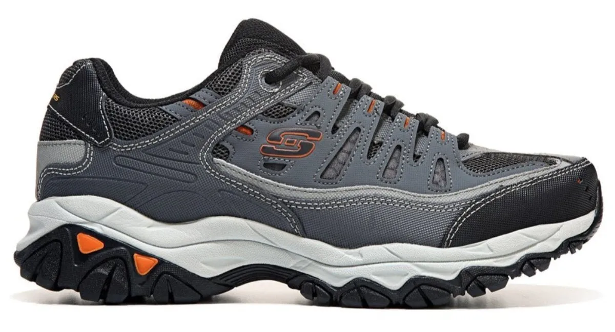 SKECHERS Men's After Burn Memory Foam X-Wide Sneaker