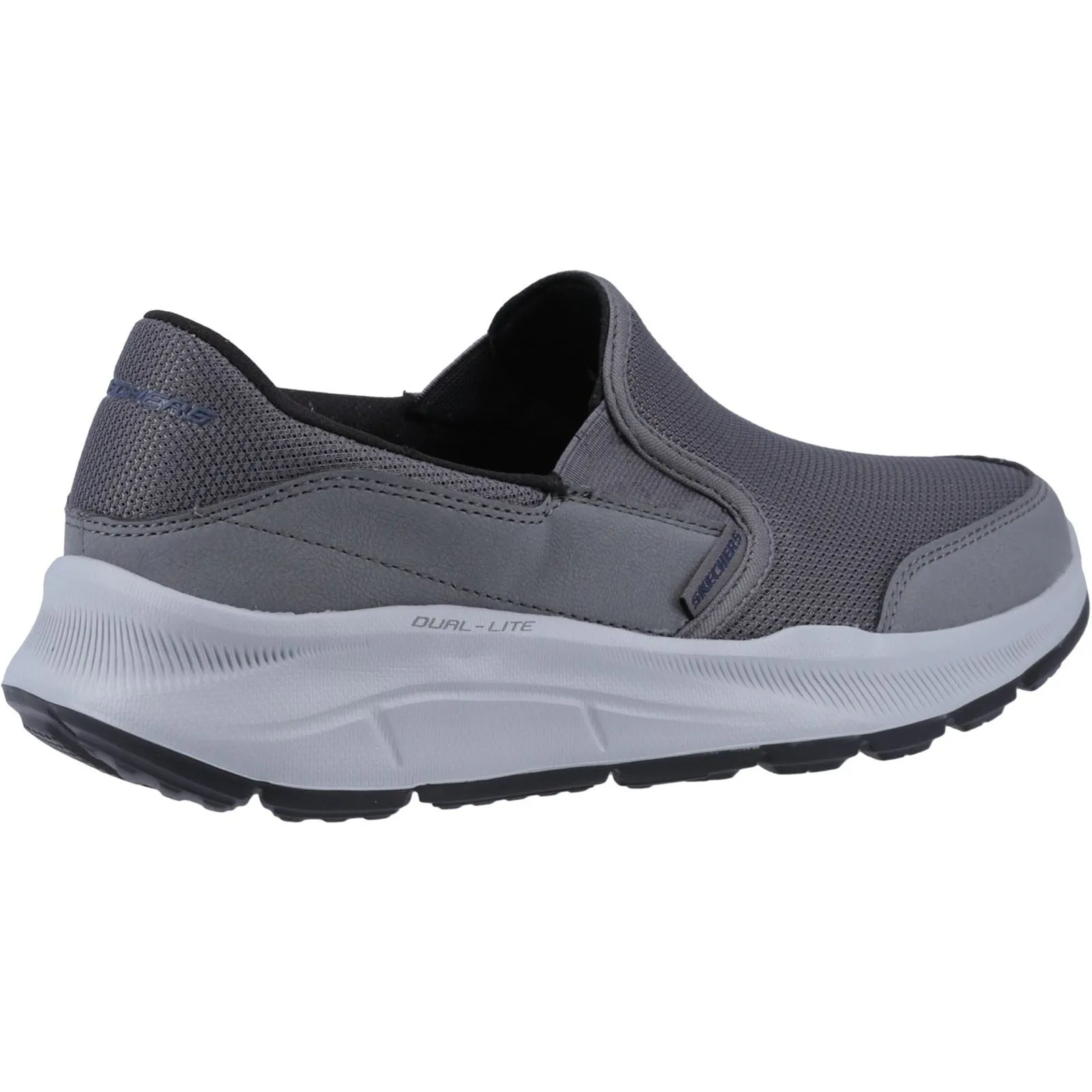 Skechers Men's Equalizer 5.0 Persistable Slippers in Charcoal