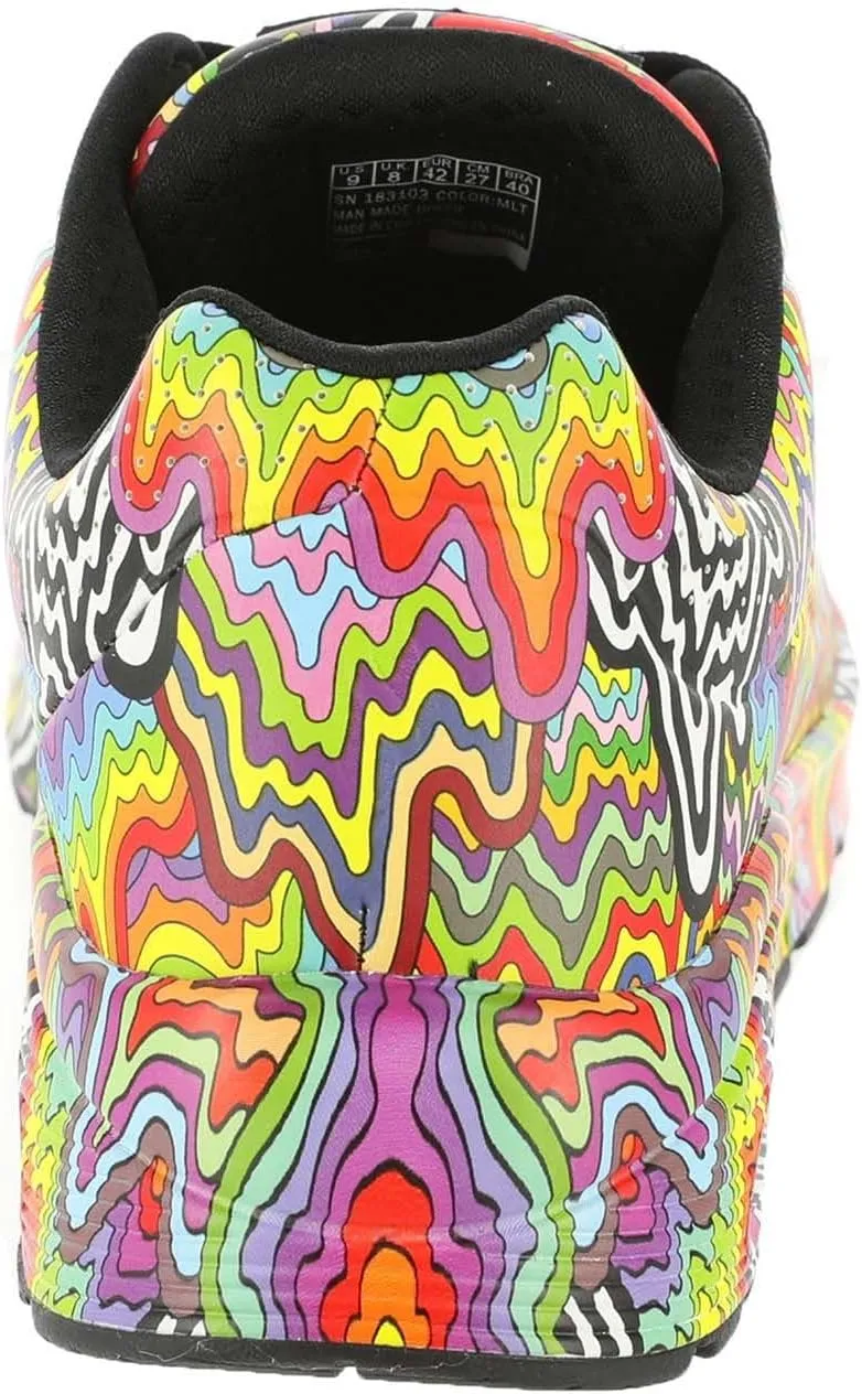 Skechers Men's Jen Uno-Stark Drip Print Sneaker