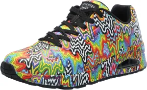 Skechers Men's Jen Uno-Stark Drip Print Sneaker