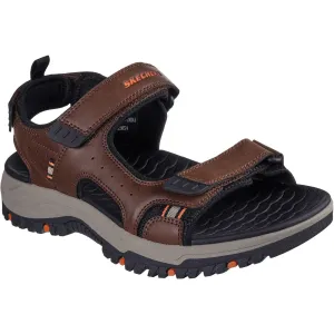 Skechers Prewitt Rigdon Synthetic Men's Brown/Black Sandals