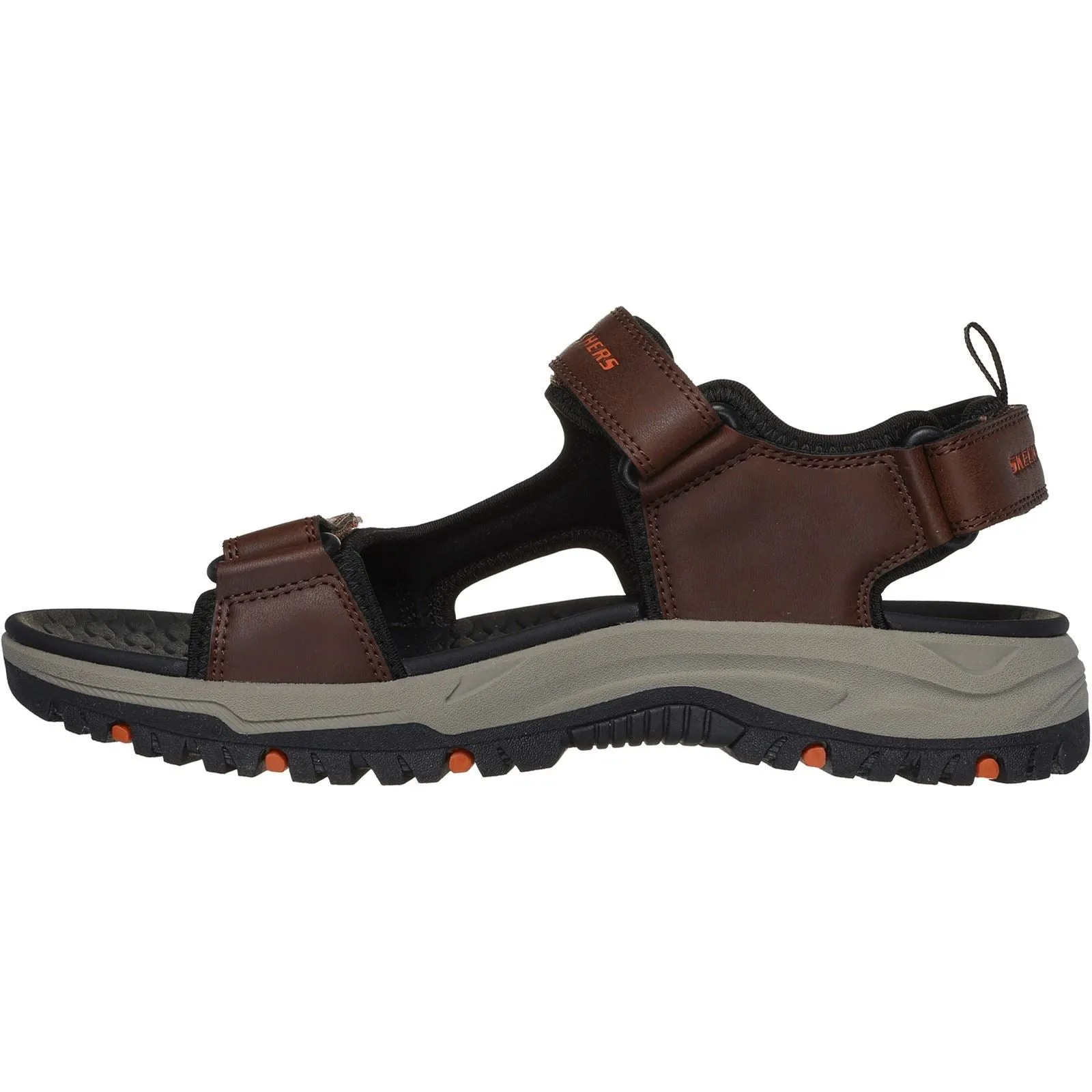 Skechers Prewitt Rigdon Synthetic Men's Brown/Black Sandals