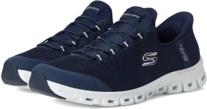 Skechers Sport Women's Glide-Step-Pursuit Hands Free Slip-INS Sneaker, NVY, 9.5