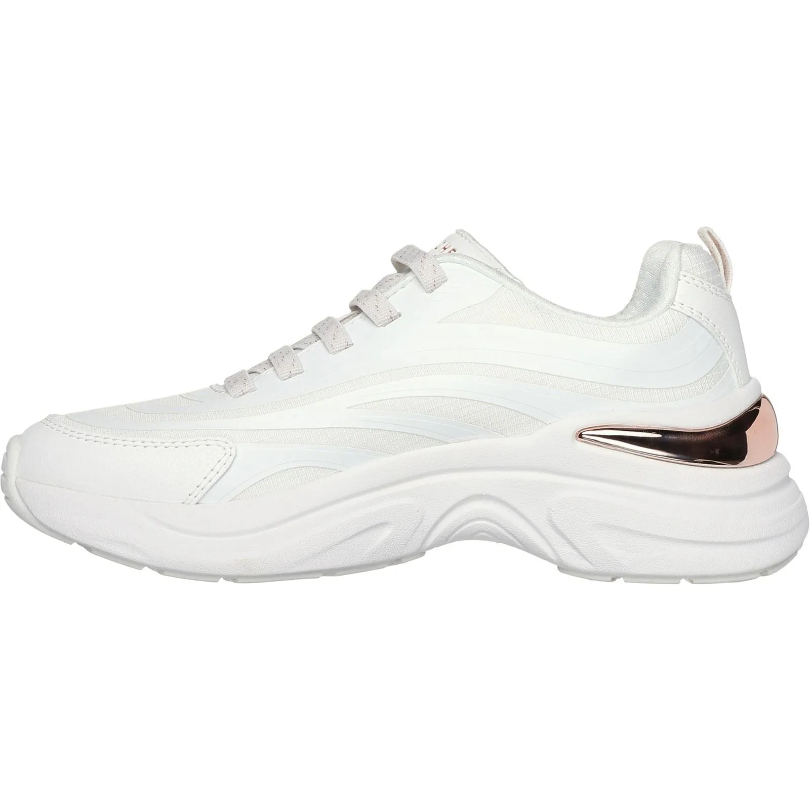 Skechers Women's Hazel Step N Flow Trainer in White