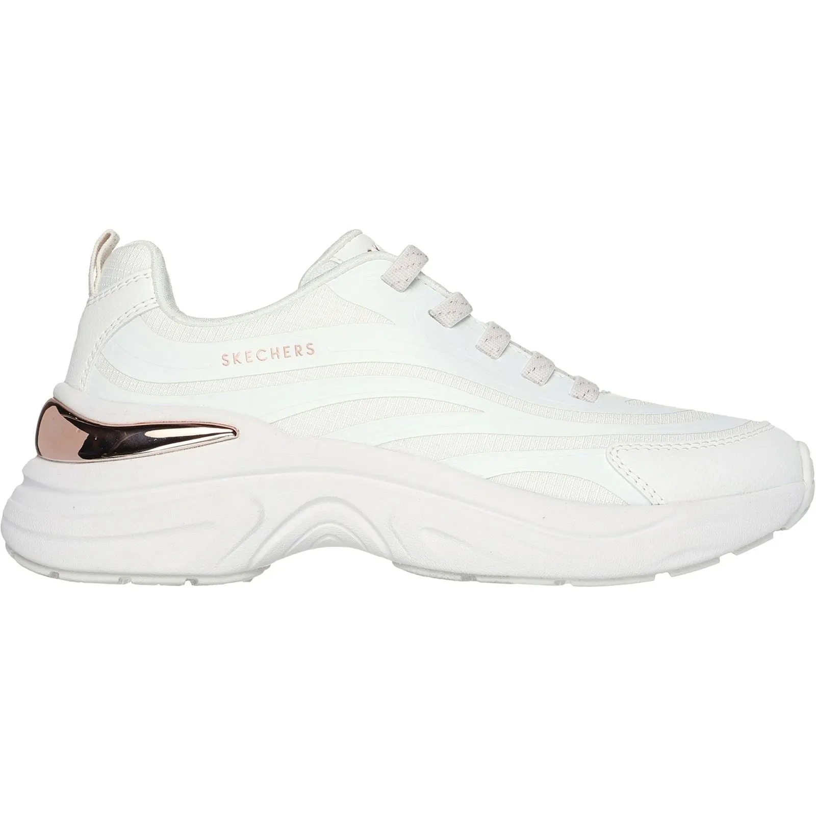 Skechers Women's Hazel Step N Flow Trainer in White