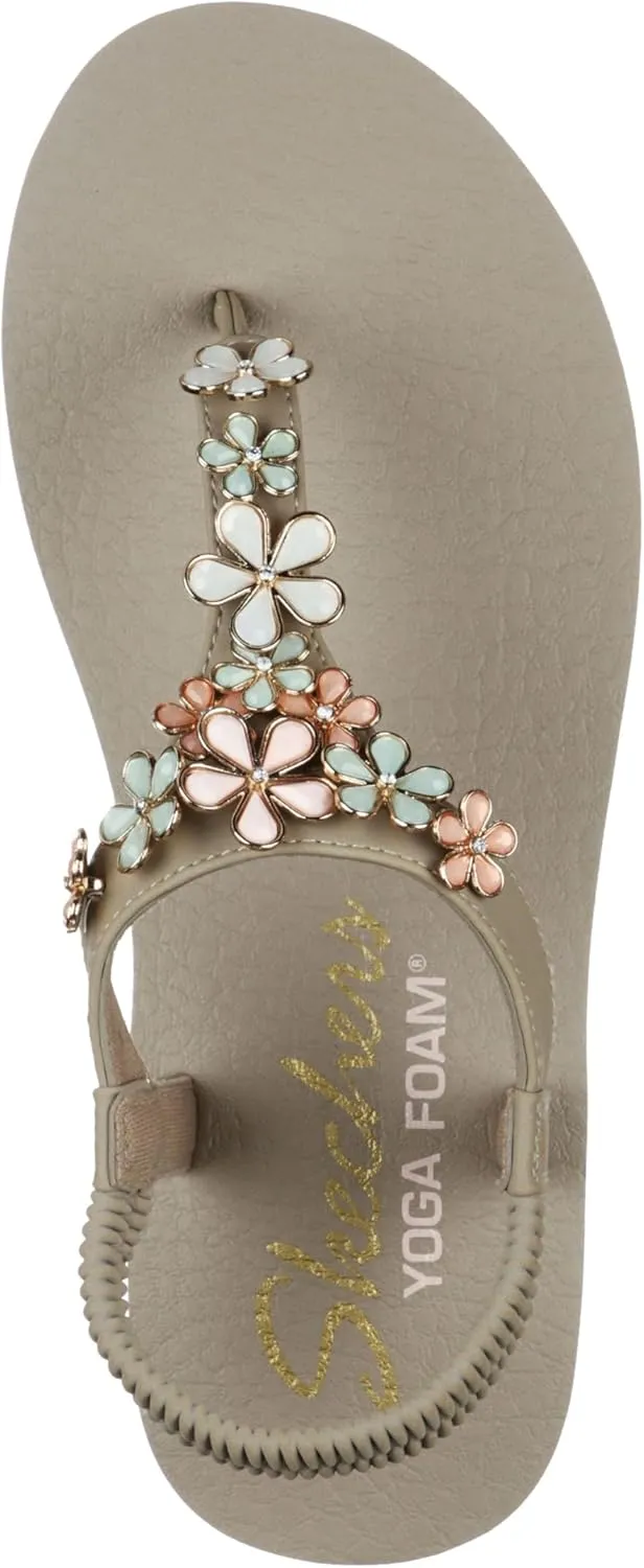 Skechers Women's Meditation-Glass Daisy Flip-Flop