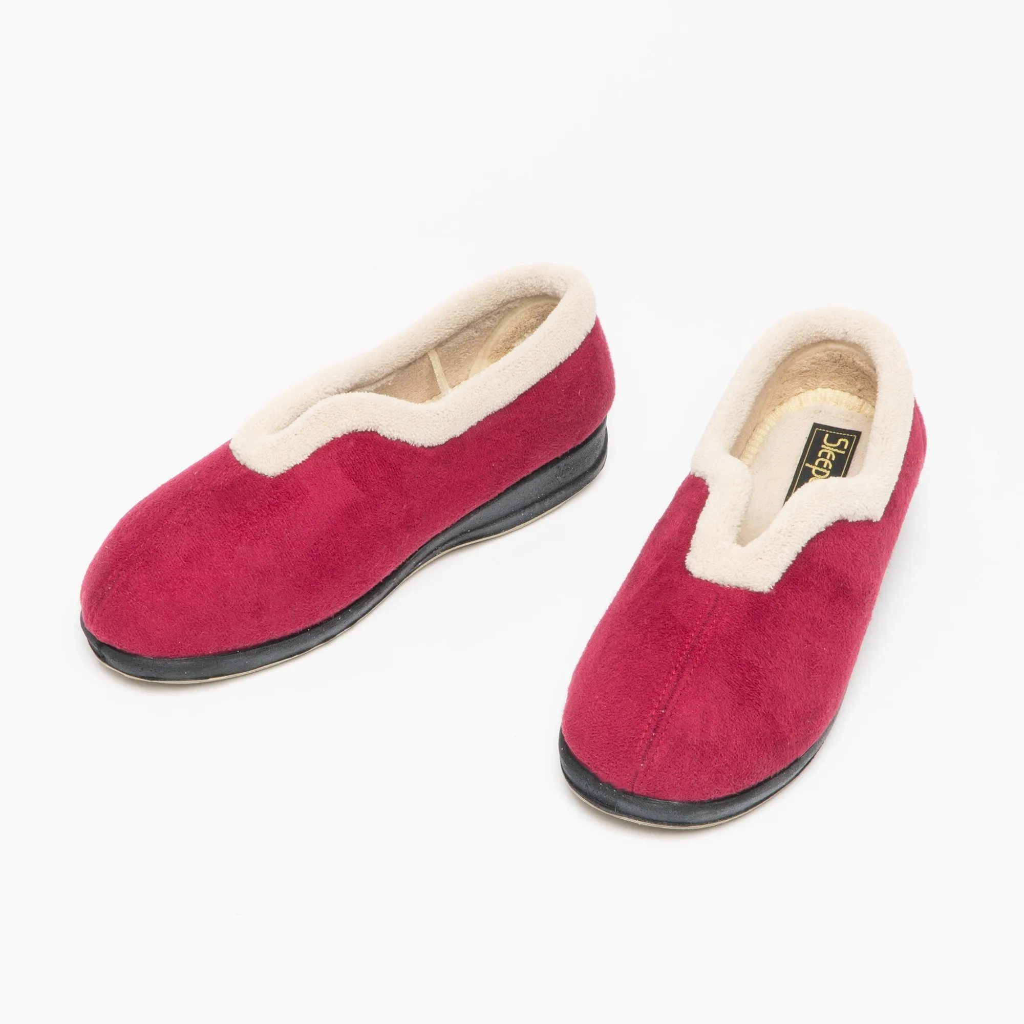 Sleepers OLIVIA Womens Full Slippers Wine