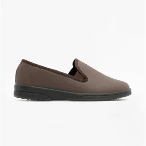 Sleepers SAMOS II Mens Full Slippers Brown