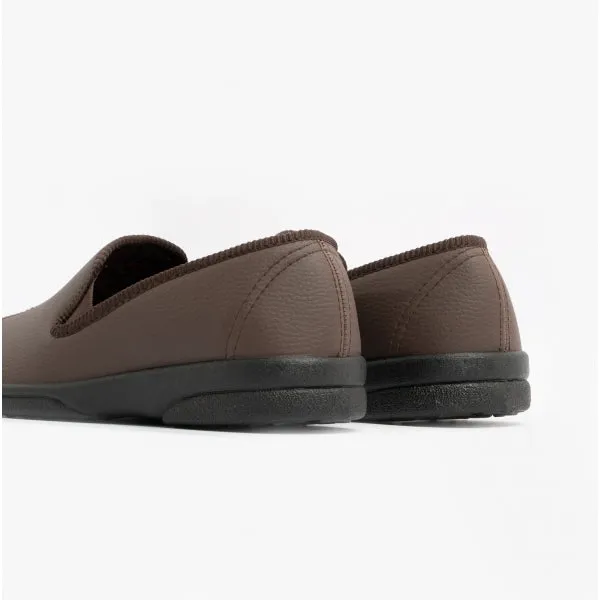 Sleepers SAMOS II Mens Full Slippers Brown