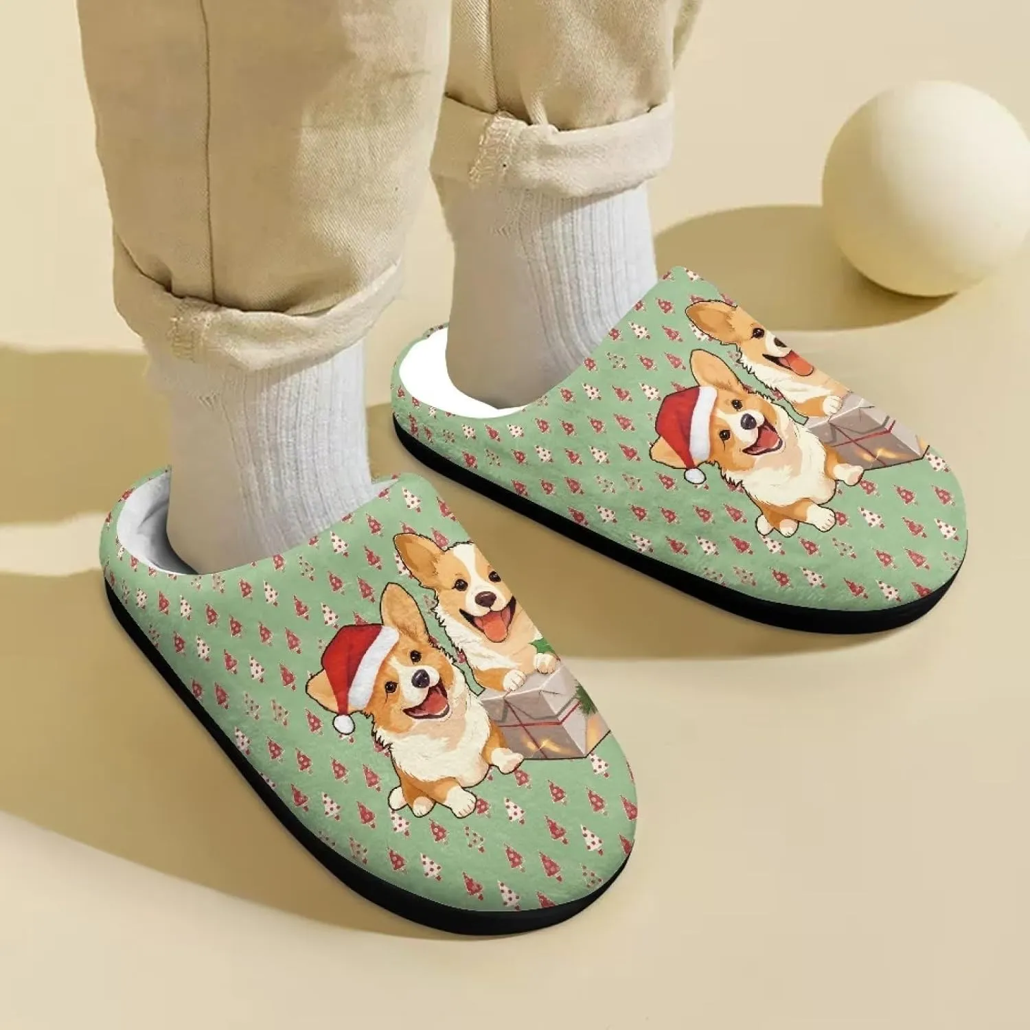 Slippers for Boys Girls Non-slip House Slipper Lightweight Warm Winter Slippers for Kids