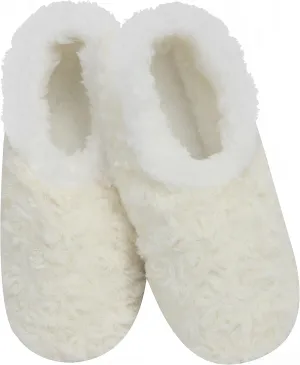 Snoozies Womens Slipper Socks - Cozy Slippers for Women - Fuzzy House Slippers for Indoor Use - Soft Sole Slippers - Roses in Bloom