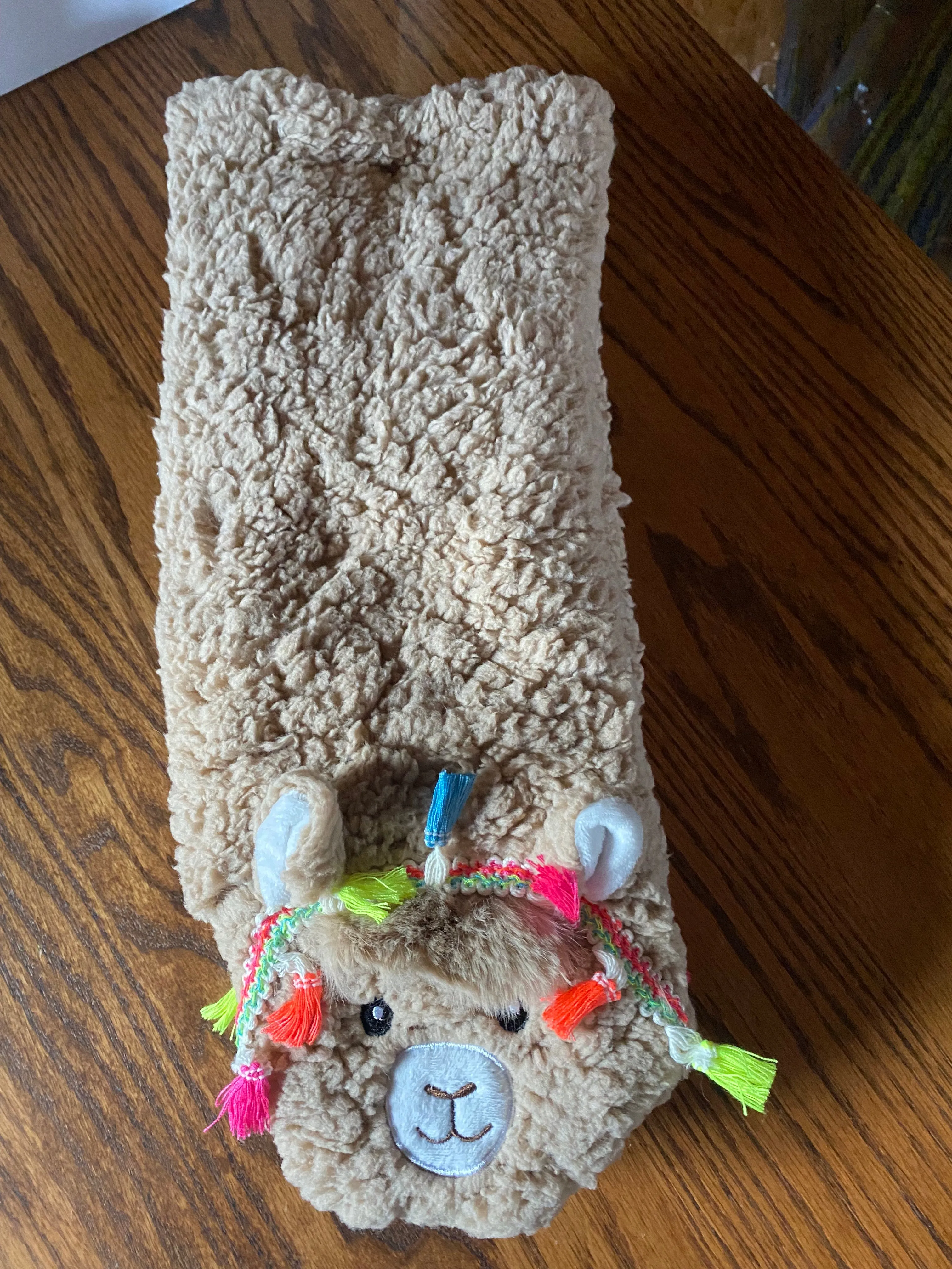 Socks- Alpaca Head Slipper