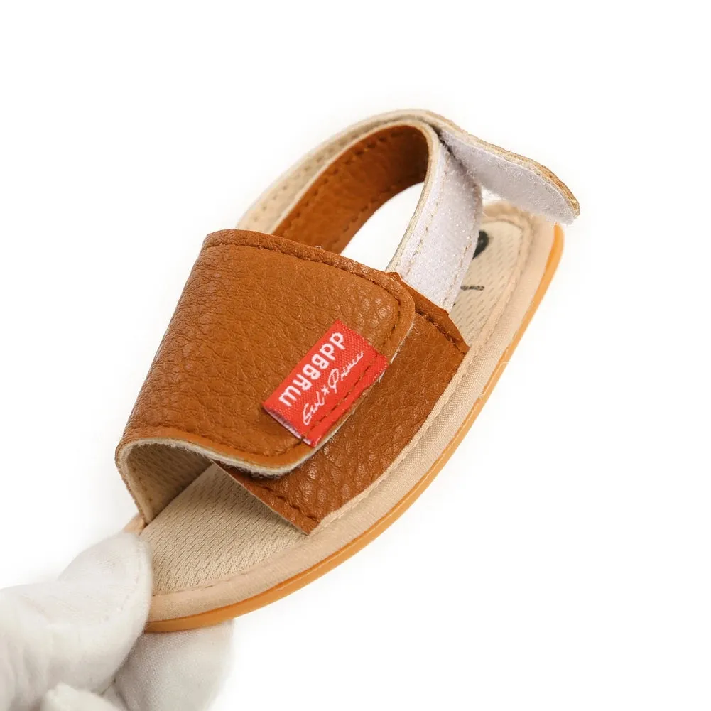 Soft Faux Leather Baby Beach Sandal