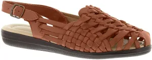 Softspots Women's Slingback Sandal, Rust Tan, 10