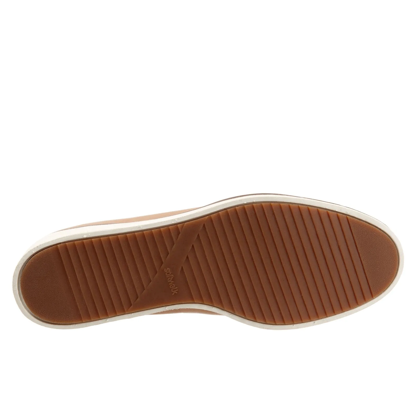 Softwalk Westport S2011-253 Womens Brown Leather Slip On Loafer Flats Shoes