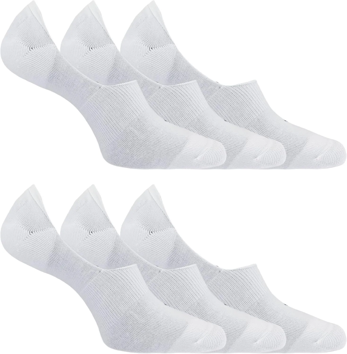Sperry Women's Recycled Cushioned Sneaker Liner Socks-6 Pair Pack-Repreve Arch Support and No Slip Heel Gripper