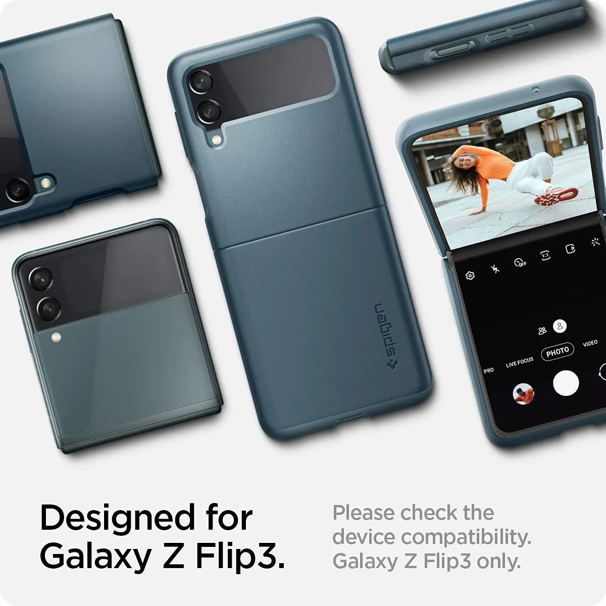 Spigen Samsung Galaxy Z Flip 3 5G case cover Thin Fit