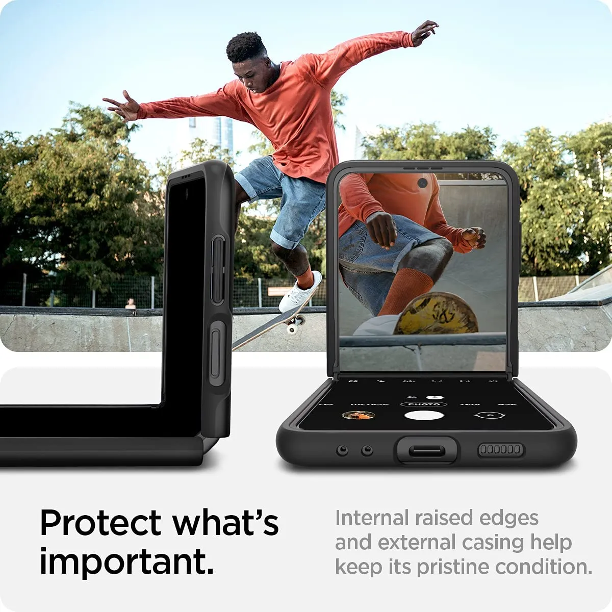 Spigen Samsung Galaxy Z Flip 3 5G case cover Thin Fit