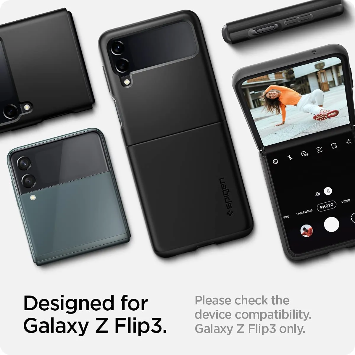 Spigen Samsung Galaxy Z Flip 3 5G case cover Thin Fit