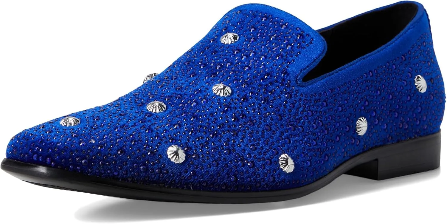 STACY ADAMS Men's Spangle Rhinestone Slip on Loafer