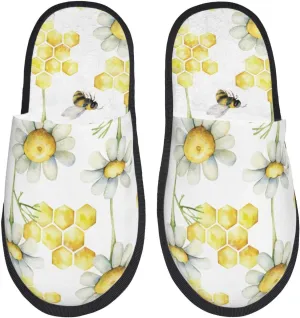 Sweet Honey Women Slippers Home Furry Shoes Keep Men Couples Shoes Warm For Women-