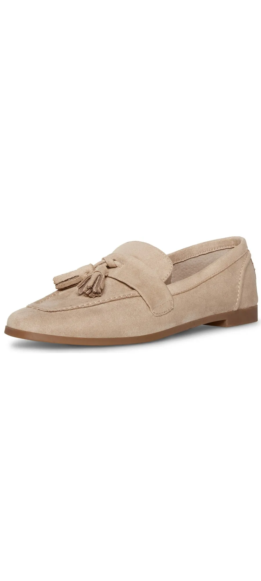 Tan Cloud-based Loafer Shoes Colorado Steve Dress Modern design Flats Madden Slip Squared Toe Tassel On