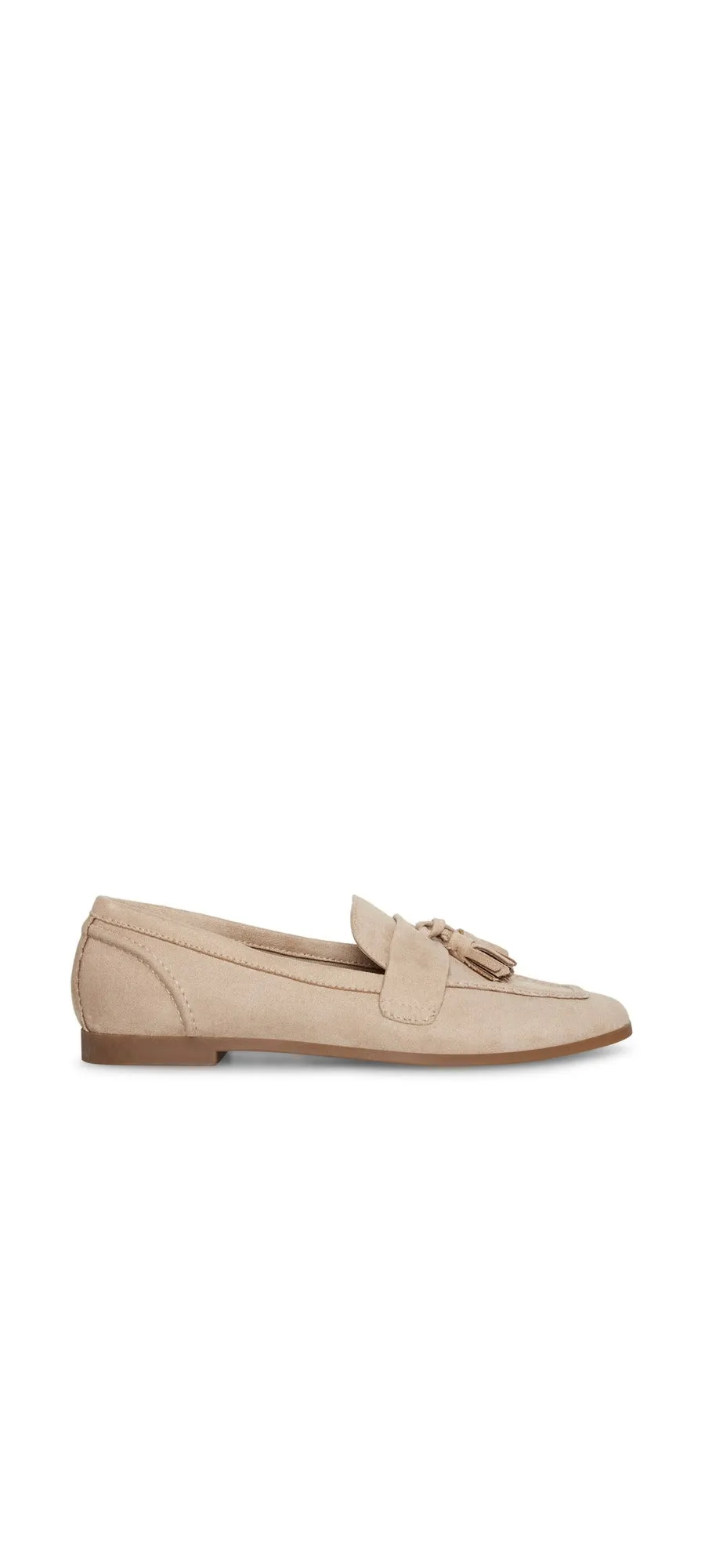 Tan Cloud-based Loafer Shoes Colorado Steve Dress Modern design Flats Madden Slip Squared Toe Tassel On
