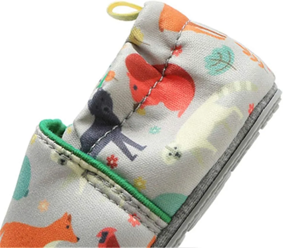 Timatego Toddler Baby Boys Girls Shoes Non Skid Slipper Sneaker Moccasins Infant First Walker House Walking Crib Shoes(6-24 Months)