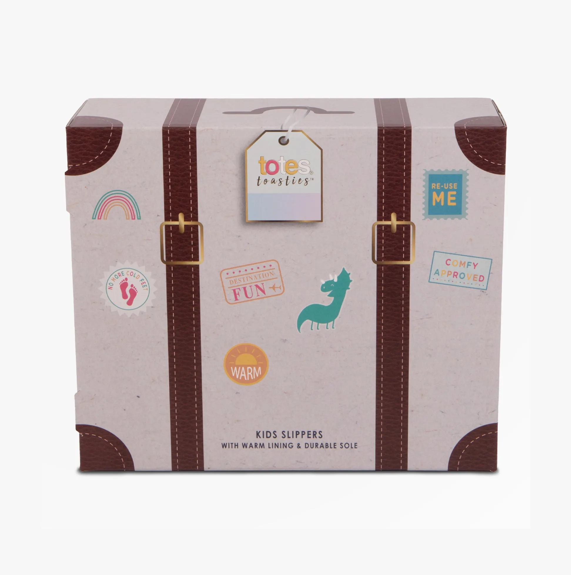 Totes Toasties SHORT Full Back Slippers Unisex Kids Multi