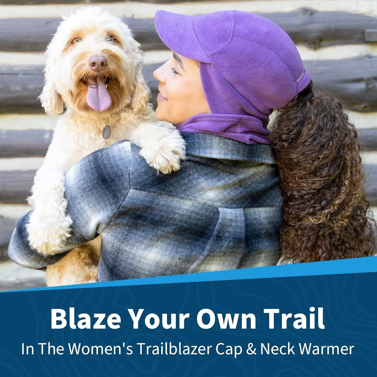 TrailHeads Women's Trailblazer Adventure Ponytail Cap and Microfleece Neck Warmer Gift Set
