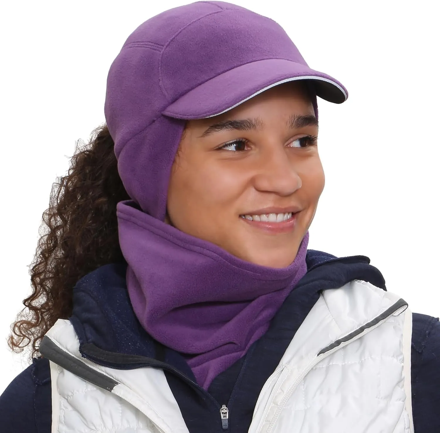 TrailHeads Women's Trailblazer Adventure Ponytail Cap and Microfleece Neck Warmer Gift Set