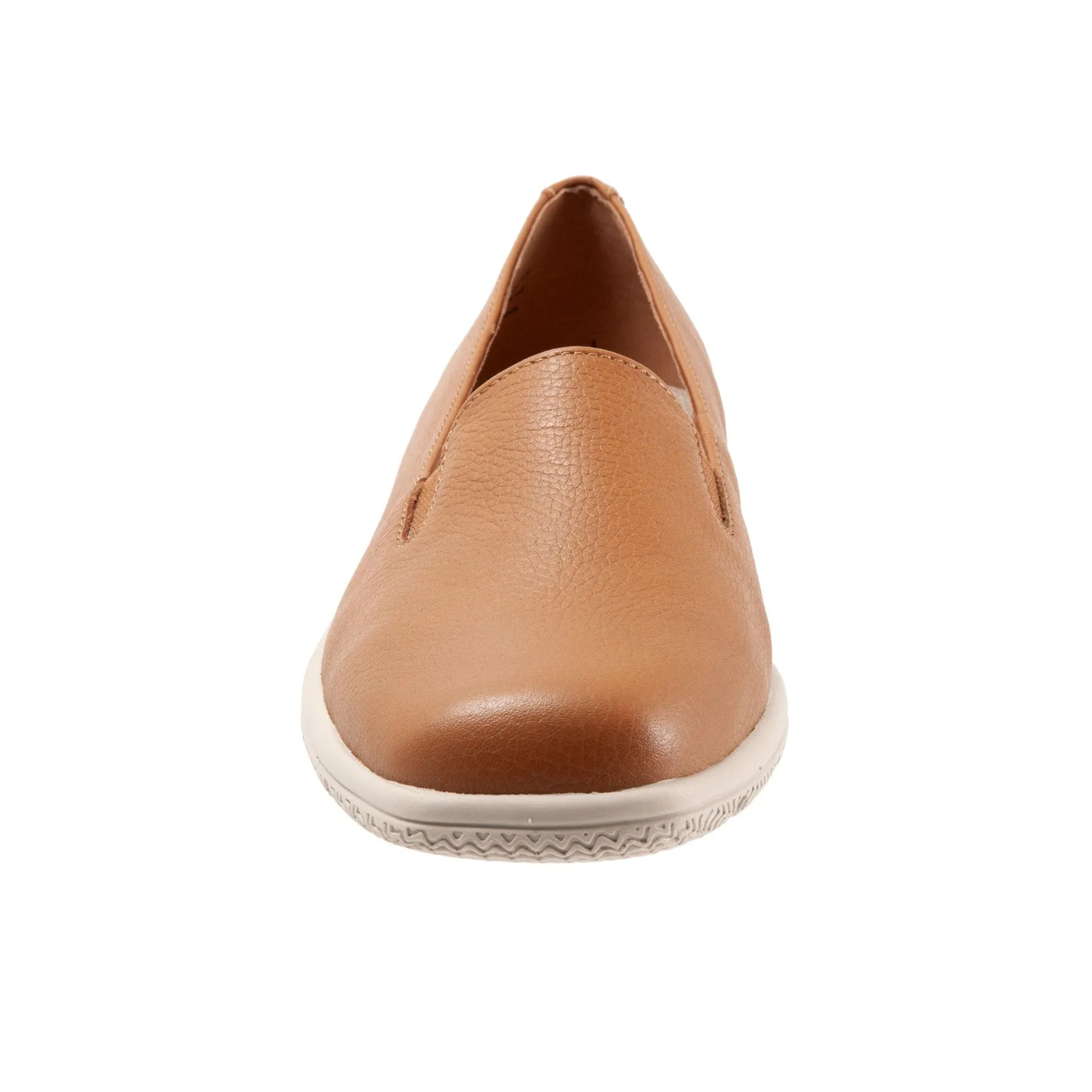 Trotters Universal T2110-215 Womens Brown Narrow Leather Loafer Flats Shoes