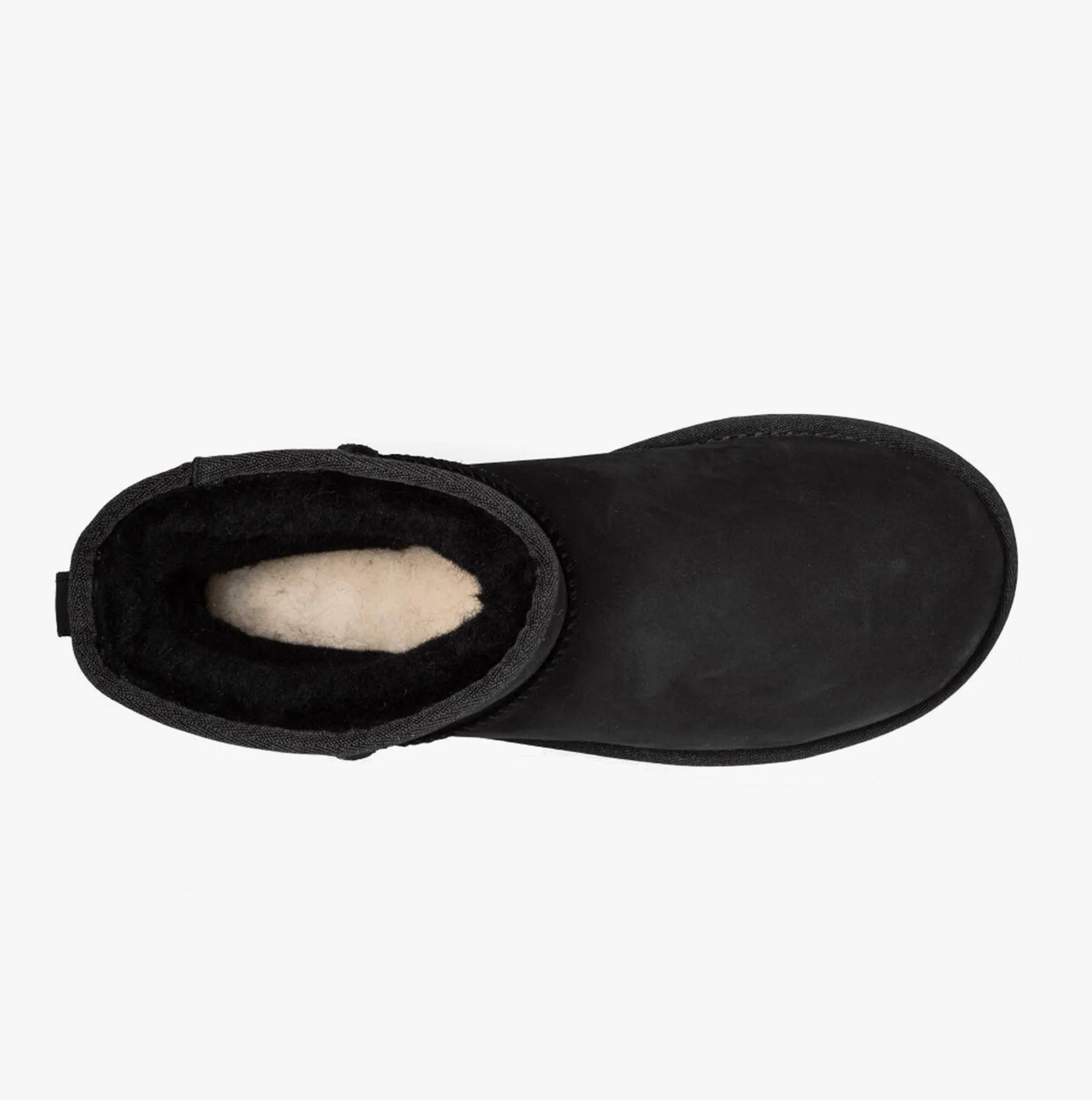 UGG CLASSIC MINI Womens Leather Boots Black