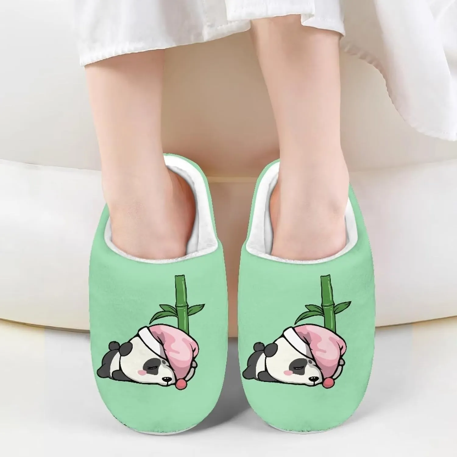 US 9-US 14.9 Unisex Girls and Boys Plush Slippers House Bedroom Shoes Warm Cozy Lightweight Kids Shoes