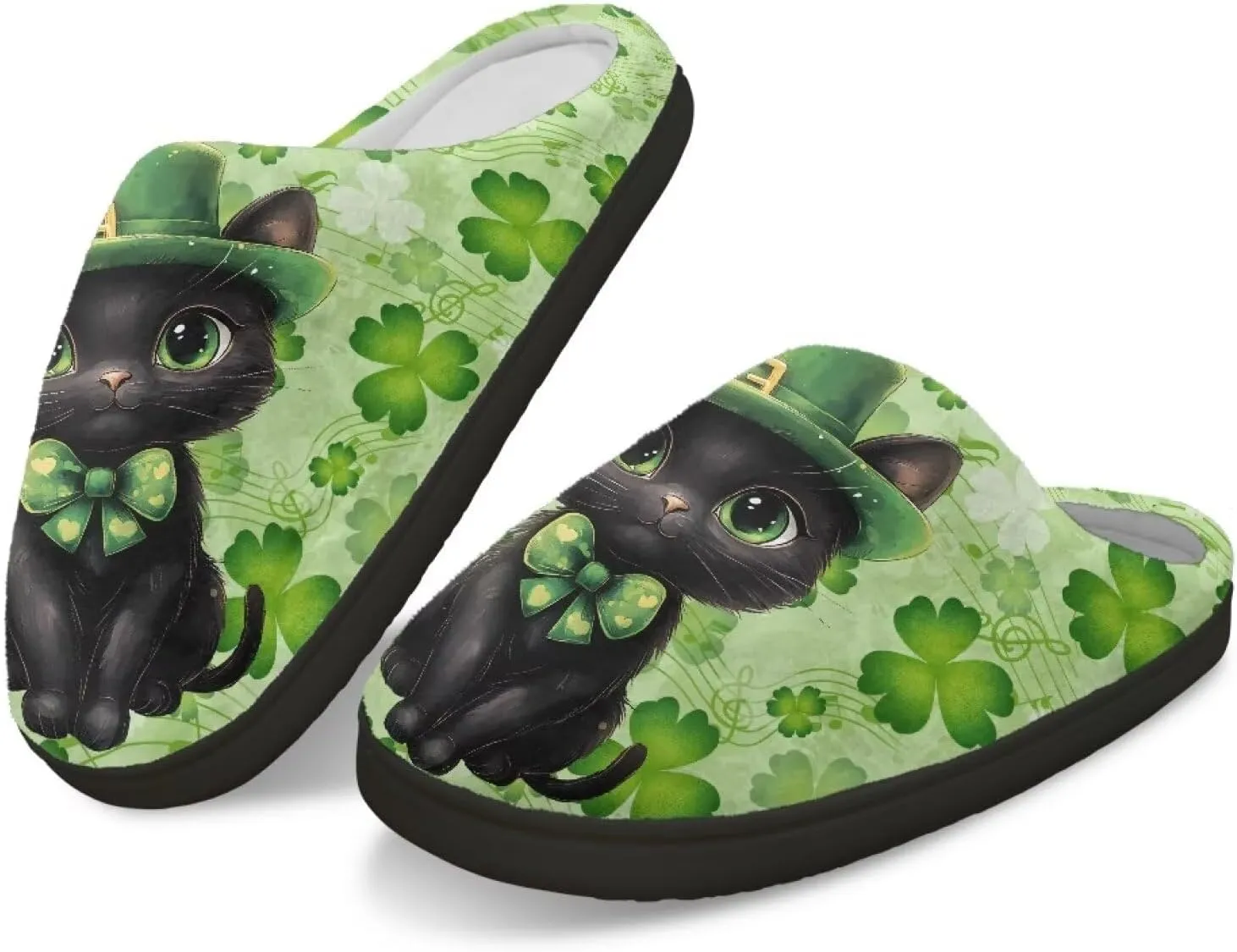 Veniyate House Slippers for Women Size 5.5-12 Anti-slip Winter Warm Sandals