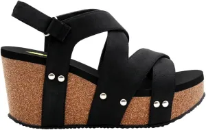 VOLATILE Womens Tory Casual Sandals Casual High Heel 3" & Up