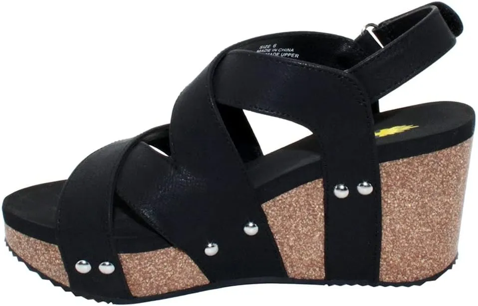 VOLATILE Womens Tory Casual Sandals Casual High Heel 3" & Up