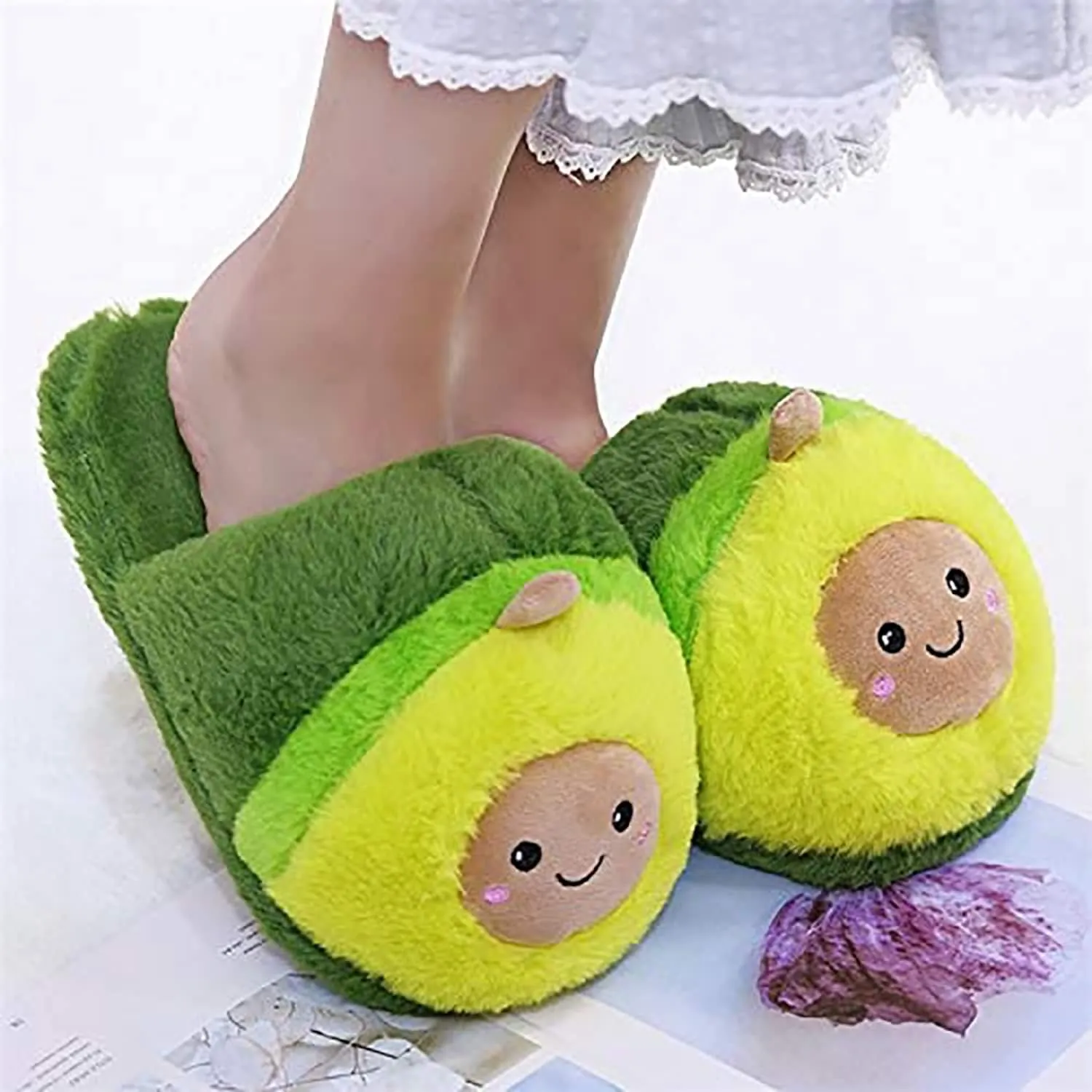 Warm Family Slippers - Soft, Comfortable, Cute & Furry Home Shoes
