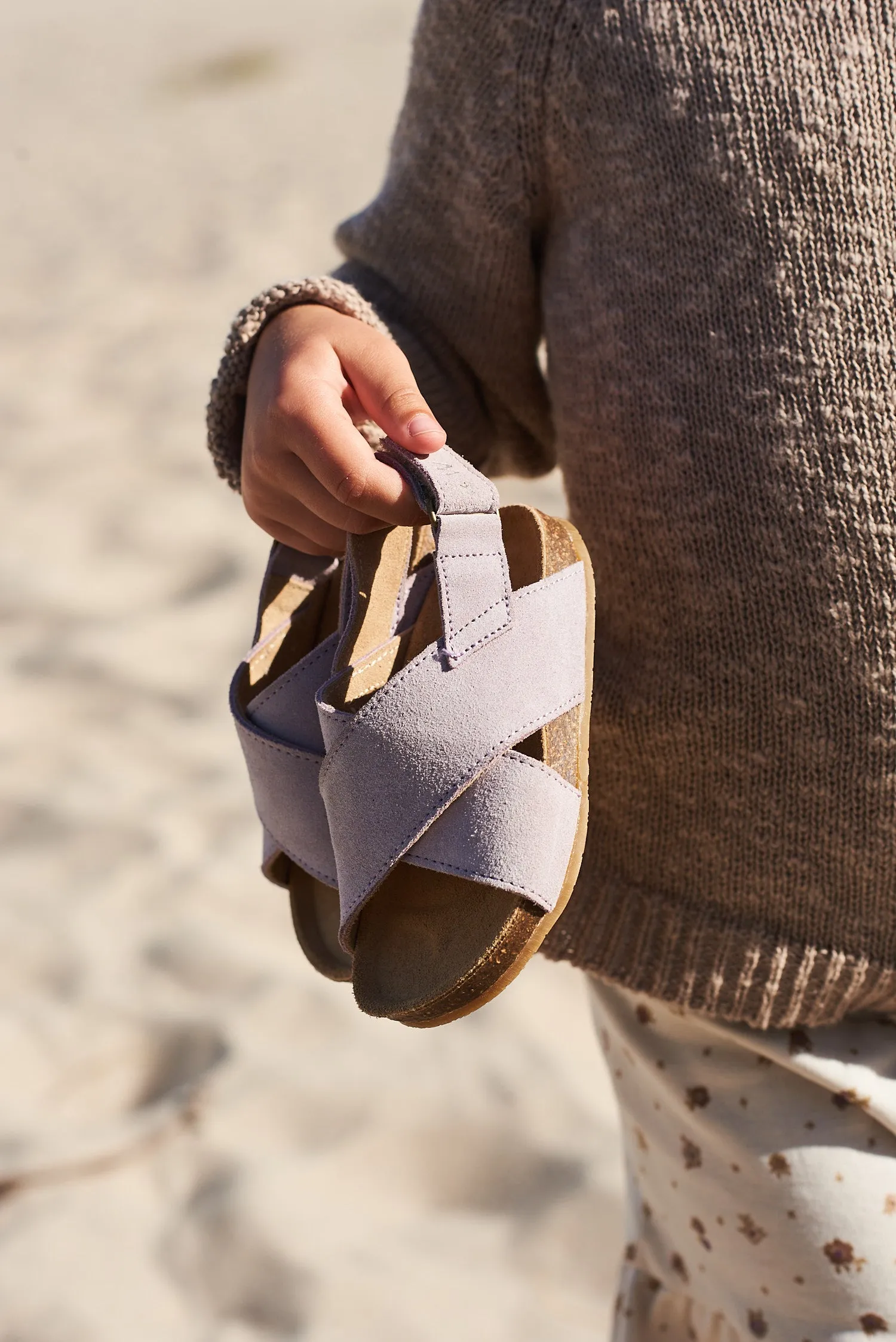 Wheat Wan Sandal - Soft Lilac