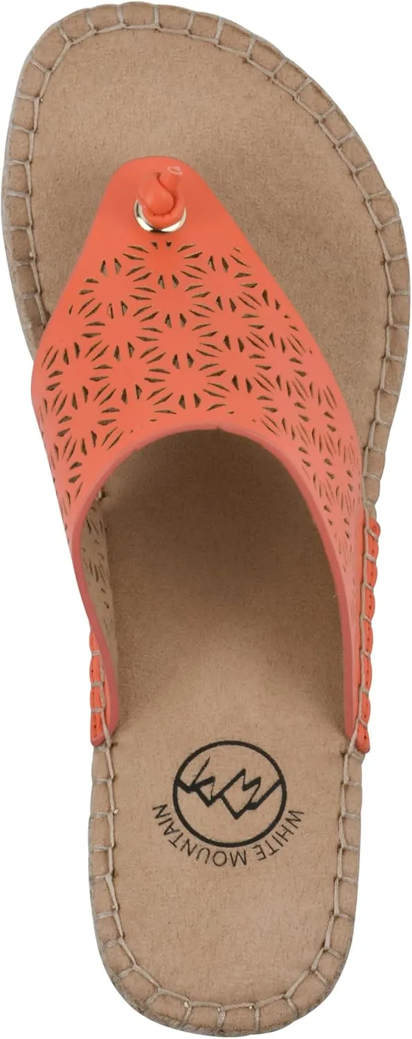 WHITE MOUNTAIN Women's Beaux Espadrille Wedge Sandal