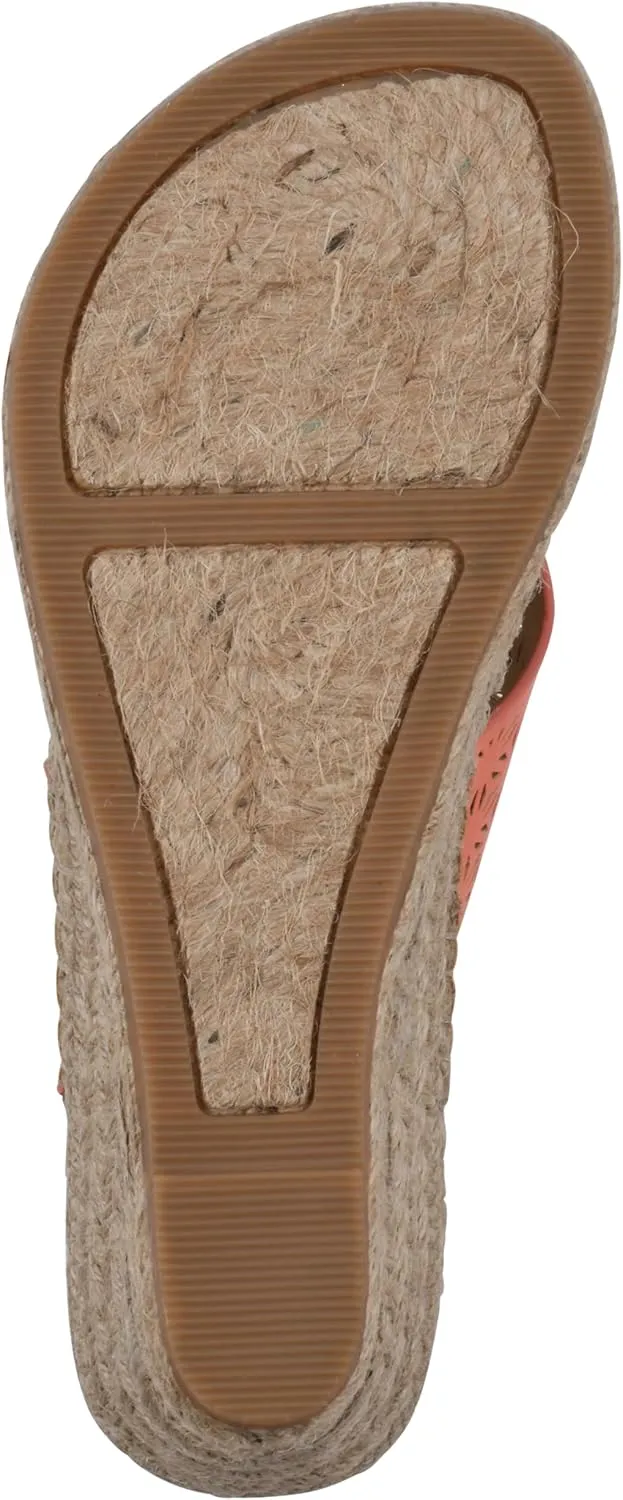 WHITE MOUNTAIN Women's Beaux Espadrille Wedge Sandal