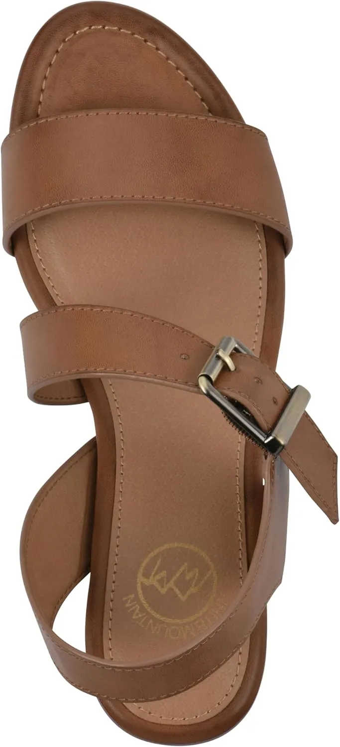 WHITE MOUNTAIN Women's Brux Wedge Sandal