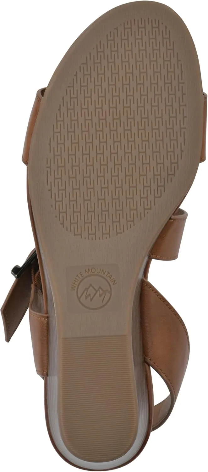 WHITE MOUNTAIN Women's Brux Wedge Sandal