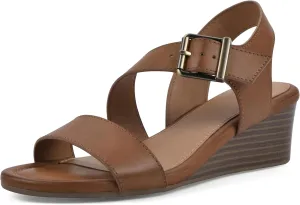 WHITE MOUNTAIN Women's Brux Wedge Sandal