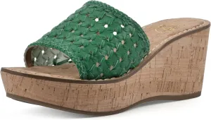 WHITE MOUNTAIN Women's Charges Woven Wedge Sandal