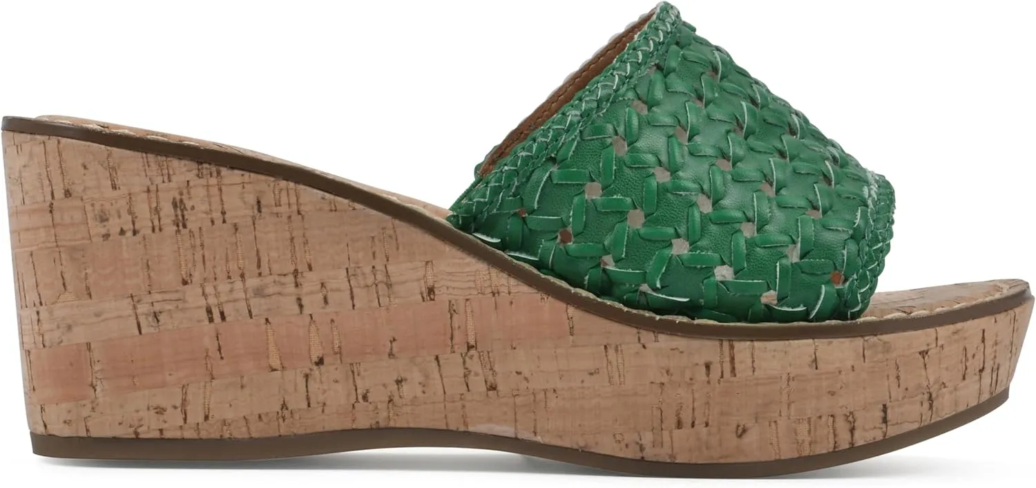 WHITE MOUNTAIN Women's Charges Woven Wedge Sandal